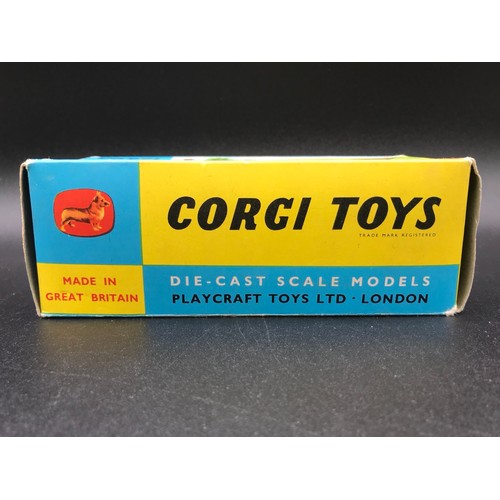 55 - Corgi Toys 440 Ford Consul Cortina Super Estate Car - Blue body, wood effect side and rear panels, c... 