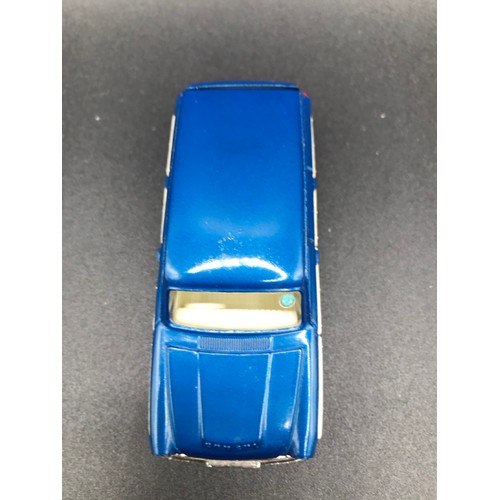 55 - Corgi Toys 440 Ford Consul Cortina Super Estate Car - Blue body, wood effect side and rear panels, c... 