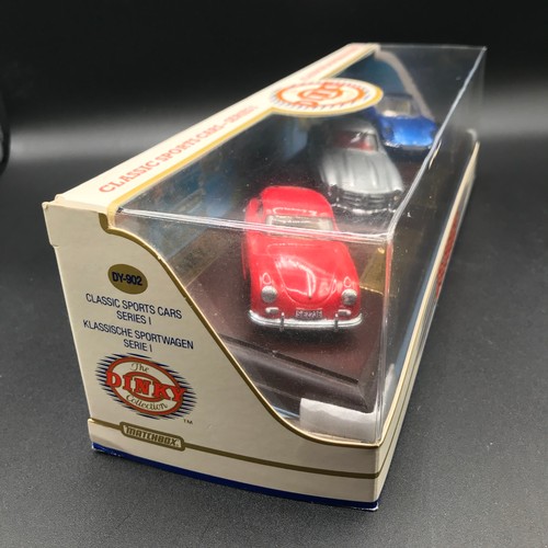 43 - Matchbox Dinky DY-902 and DY-903 three car 1:43 scale sets, DY-902 Classic Sports Cars Series I, Por... 