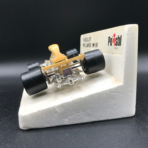 94 - Polistil FX5 1:25 Yardley McLaren M 19-F.1, Sits on original polystyrene plinth not secured, Signs o... 