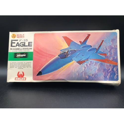 134 - 8 F15 Strike Eagle Un-built 1:72 Scale Aeroplane Kits, each Boxed with Instructions, Five sealed, On... 