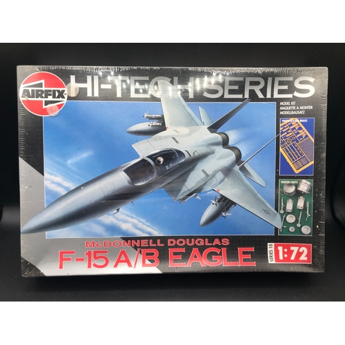 134 - 8 F15 Strike Eagle Un-built 1:72 Scale Aeroplane Kits, each Boxed with Instructions, Five sealed, On... 