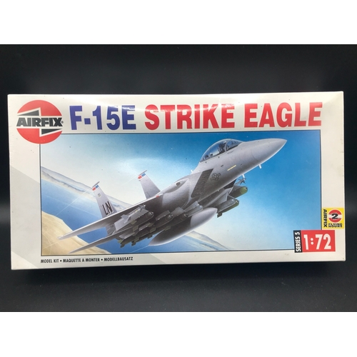 134 - 8 F15 Strike Eagle Un-built 1:72 Scale Aeroplane Kits, each Boxed with Instructions, Five sealed, On... 