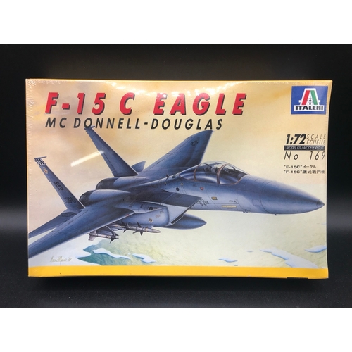 135 - 7 Italeri Un-built 1:72 Scale Aeroplane & Helicopter Kits, each Boxed with Instructions, Six sealed,... 