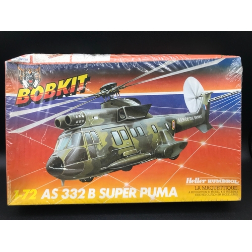 136 - 7 Un-built 1:72 Scale Aeroplane & Helicopter Kits, Heller (4), Airfix (2), Matchbox, each Boxed with... 