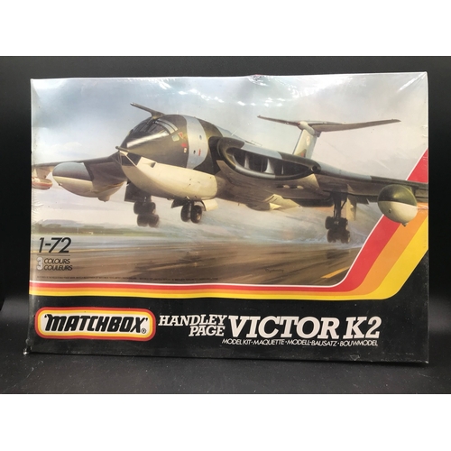 138 - 9 Matchbox Un-built 1:72 Scale Aeroplane Kits, each Boxed with Instructions, Six sealed, Only unseal... 