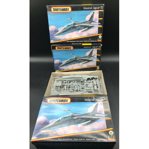 138 - 9 Matchbox Un-built 1:72 Scale Aeroplane Kits, each Boxed with Instructions, Six sealed, Only unseal... 