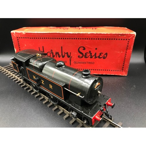 214 - Hornby 0 Gauge Early E2/6 special Tank Locomotive NZR, 6-Volt 3-rail electric – Boxed, Black lined R... 