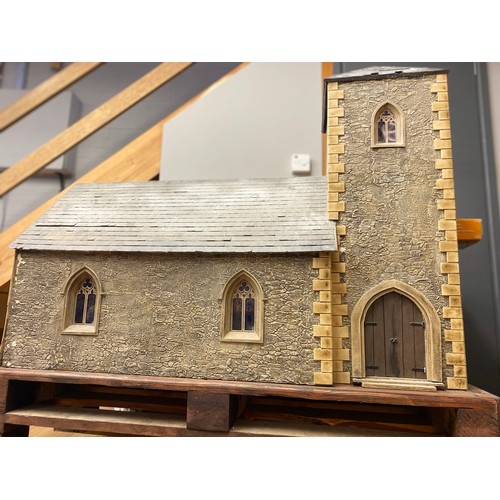 696 - Beautiful Church Building - Built for the 2019 ALDI advert, this church formed part of the wintery v... 