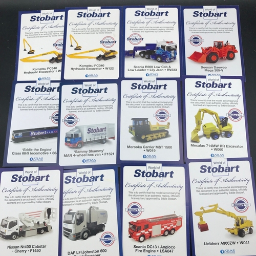 527 - 25 World of Stobart Atlas Editions 1:76 Scale Die-cast Models, Special Edition Collectors Models, Al... 