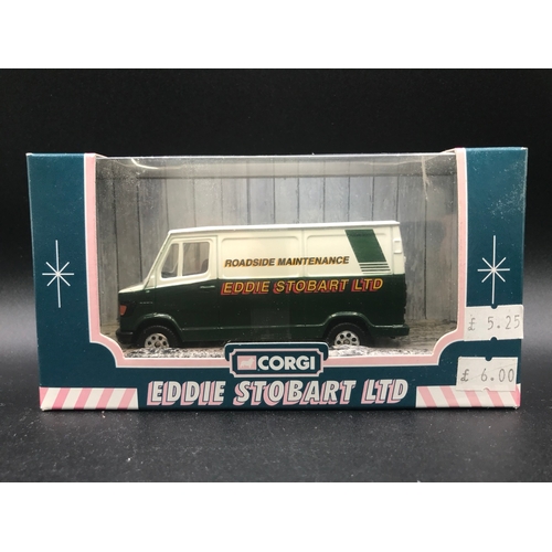 531 - 12 Corgi Eddie Stobart Die-cast Vehicles, Undisturbed from Packaging, includes 59601 Ford Cargo Box ... 