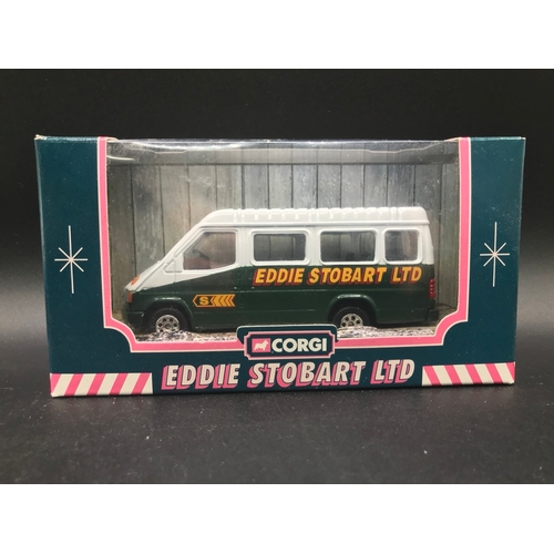 531 - 12 Corgi Eddie Stobart Die-cast Vehicles, Undisturbed from Packaging, includes 59601 Ford Cargo Box ... 