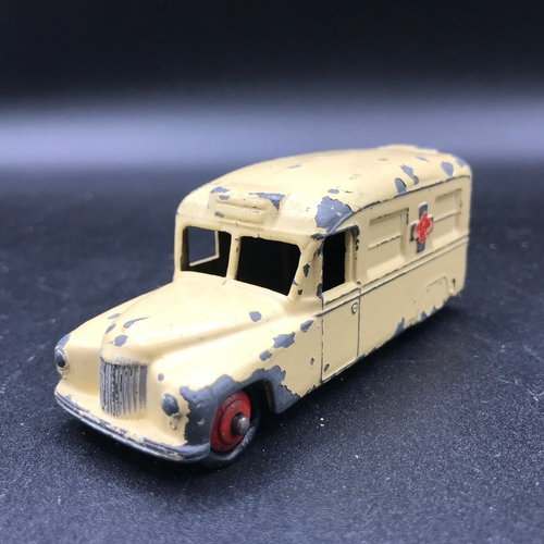 546 - 15 Dinky Die-cast Vehicles for Restoration, includes Dinky 252-G-2 Daimler Ambulance, 254 Austin Tax... 