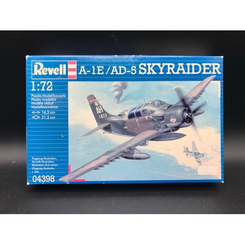 667 - 9 Un-built 1:72 Scale Aeroplane & Helicopter Kits, each Boxed with Instructions, Six sealed, Only un... 