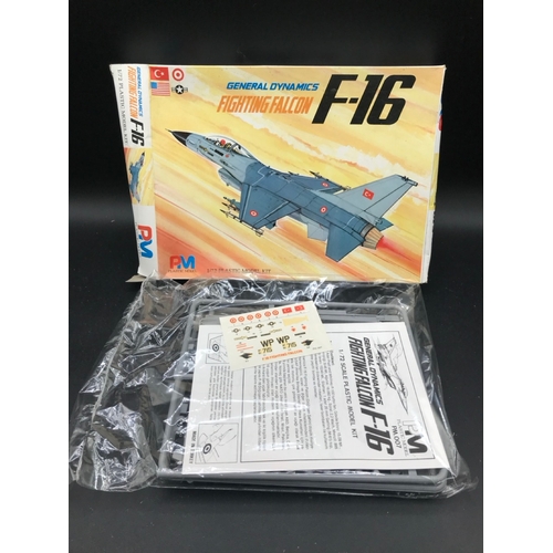 667 - 9 Un-built 1:72 Scale Aeroplane & Helicopter Kits, each Boxed with Instructions, Six sealed, Only un... 