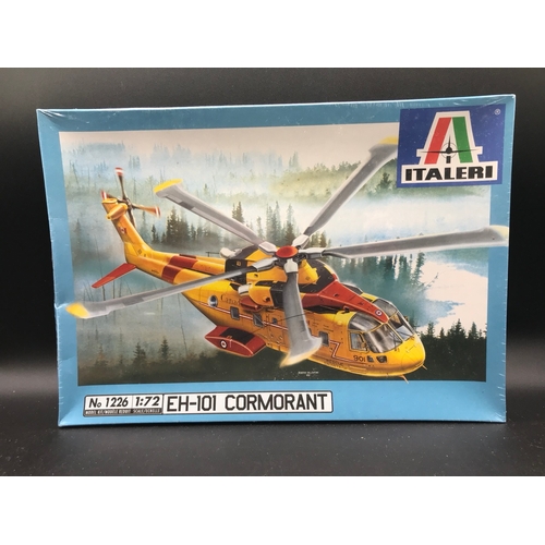 667 - 9 Un-built 1:72 Scale Aeroplane & Helicopter Kits, each Boxed with Instructions, Six sealed, Only un... 