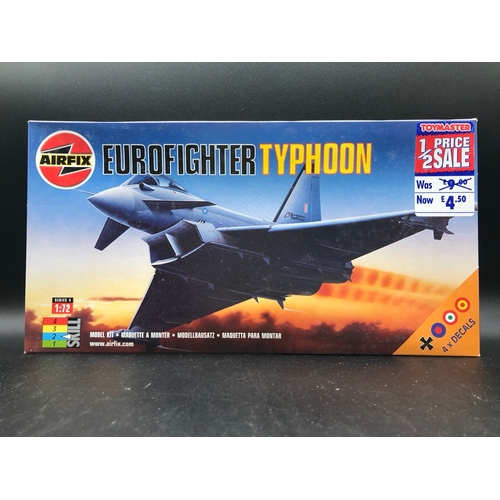 668 - 7 Airfix 04036 Un-built 1:72 Scale Eurofighter Typhoon Aeroplane Kits, each in Sealed Boxes, All app... 