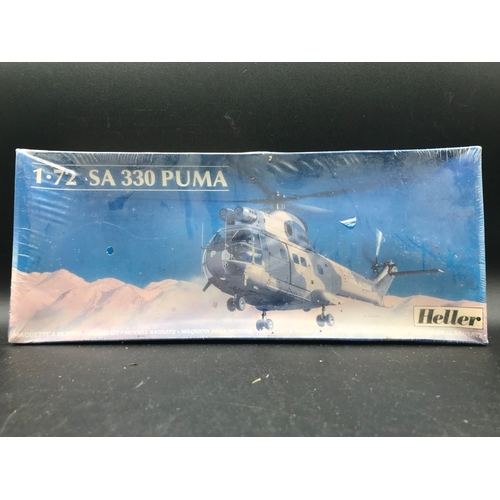 669 - 7 Un-built 1:72 Scale Aeroplane Kits, each Boxed with Instructions, Six sealed, Only unsealed boxes ... 