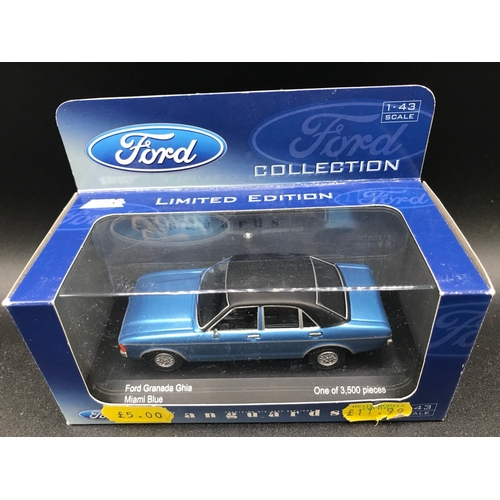 554 - 6 Lledo Vanguards 1:43 Scale Cars, Undisturbed from plinths, Including VA 06400 Vauxhall Cresta PA D... 