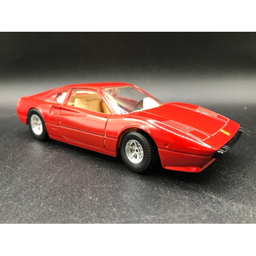 512 - Six 1:24 Burago Die-cast Super Cars, includes Kit-built Ferrari GTO Pioneer, Kit-built Ford AC Cobra... 