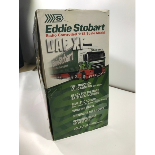 778 - Eddie Stobart themed Remote Control DAF XF 1:18 Scale Model and Stobart 1:16 Radio Control Ford Focu... 