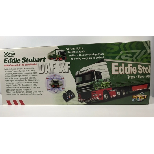 778 - Eddie Stobart themed Remote Control DAF XF 1:18 Scale Model and Stobart 1:16 Radio Control Ford Focu... 