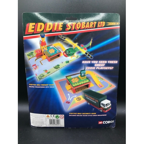 538 - Corgi Eddie Stobart Play-sets, including Heli Freight Base, Max Security Base, Refuelling Set and Ma... 