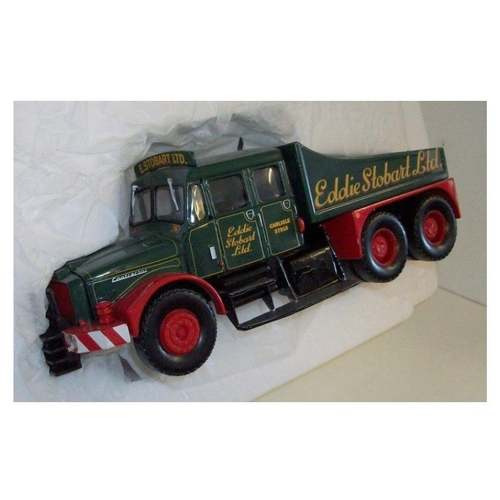 540 - Corgi Eddie Stobart Heavy Haulage CC12305 Scammell Contractor x 2, Girder Trailer, Bogies & Sheeted ... 