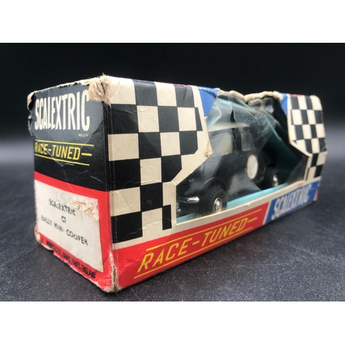 654 - Four Scalextric Cars, with Carded 1988 Model Racing Jaguar and Make RadioControl Subaru Impreza WRC,... 