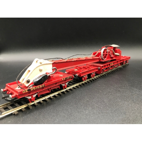 88 - Two Hornby Dublo 4620 Breakdown Crane, one Boxed, one chain broken, other chain substituted for thre... 