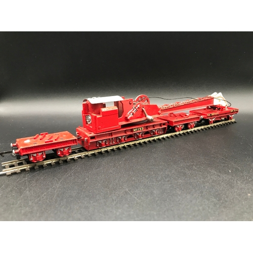 88 - Two Hornby Dublo 4620 Breakdown Crane, one Boxed, one chain broken, other chain substituted for thre... 