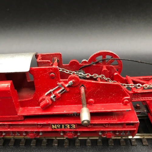 88 - Two Hornby Dublo 4620 Breakdown Crane, one Boxed, one chain broken, other chain substituted for thre... 