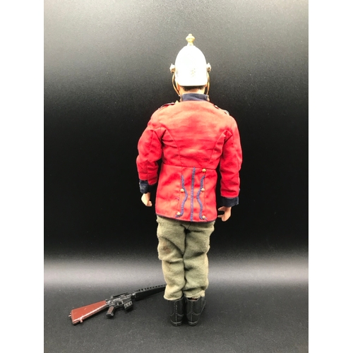 742 - Palitoy Action Man 1970's Life Guards figure, Correct Tunic and Helmet but incorrect Trousers and Bo... 