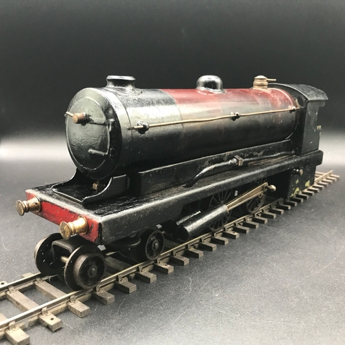 21 - Bowman Steam Locomotive Model 234 4-4-0 in Original Wooden box, Finished in Red & Gold Livery, Not T... 