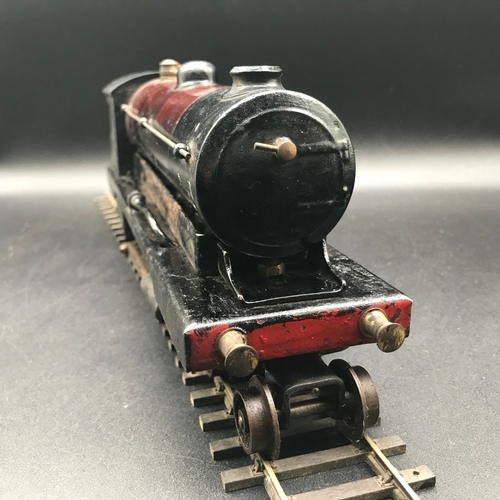 21 - Bowman Steam Locomotive Model 234 4-4-0 in Original Wooden box, Finished in Red & Gold Livery, Not T... 