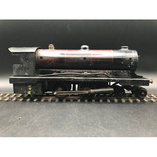 21 - Bowman Steam Locomotive Model 234 4-4-0 in Original Wooden box, Finished in Red & Gold Livery, Not T... 