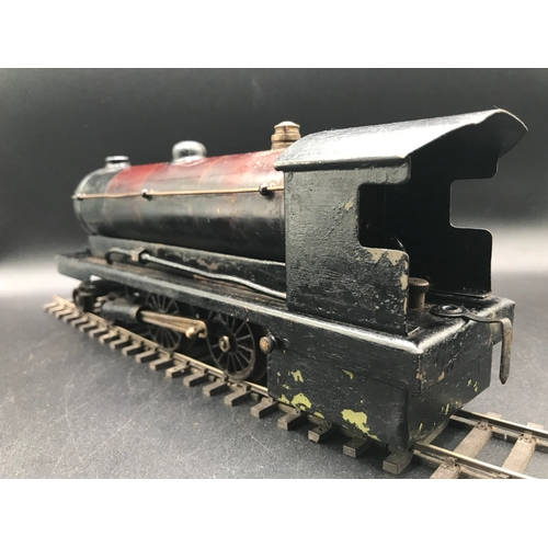 21 - Bowman Steam Locomotive Model 234 4-4-0 in Original Wooden box, Finished in Red & Gold Livery, Not T... 