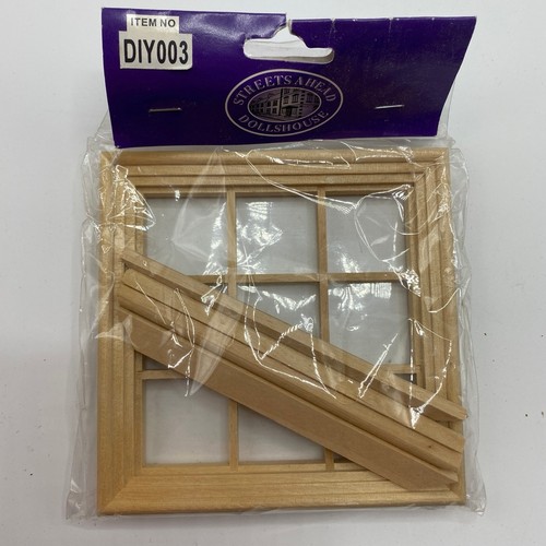 723 - 27 Wooden windows ex-shop stock. VG. 1500g. (27)
DIY003
DIY183 - 12cm x 12cm
5 x DIY184 - 12cm x 12c... 