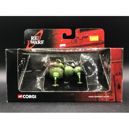 651 - Two Corgi Red Dwarf Craft, TY96401 Mothership with stand, TY96402 Starbug 1, Boxed - Diecast Good, B... 