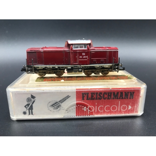 234 - A Fleischmann Piccolo 7230 'N gauge' Locomotive, Tested Runner, Bi-directional Lights  - Loco Fair, ... 