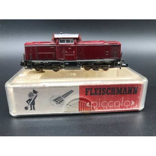 234 - A Fleischmann Piccolo 7230 'N gauge' Locomotive, Tested Runner, Bi-directional Lights  - Loco Fair, ... 