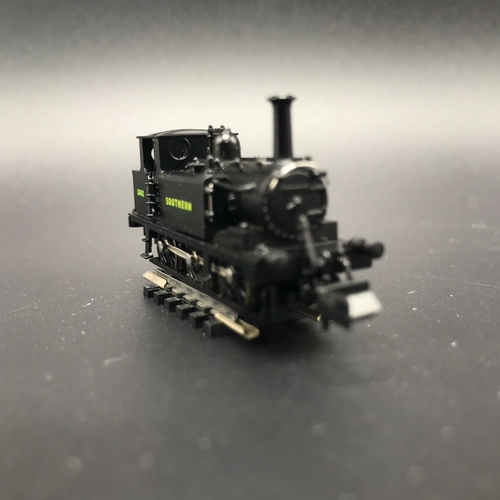 240 - A Dapol ND-100C 'N gauge' Locomotive Terrier Southern Black No.2662, Tested Runner, - Loco Good, Cas... 