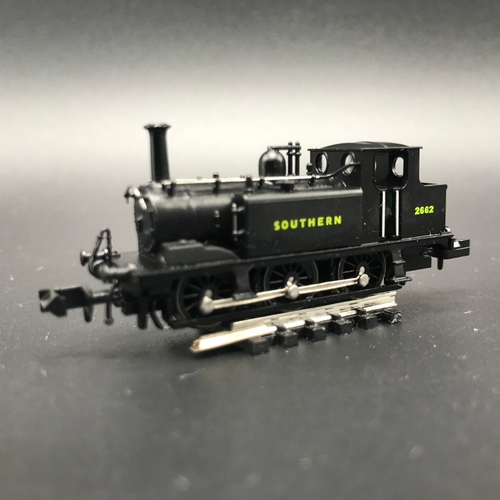 240 - A Dapol ND-100C 'N gauge' Locomotive Terrier Southern Black No.2662, Tested Runner, - Loco Good, Cas... 