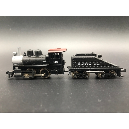 243 - Two Bachmann 'N gauge' American Steam Locomotives, Tested Runners, Bachmann 54752 Shifter & Tender S... 