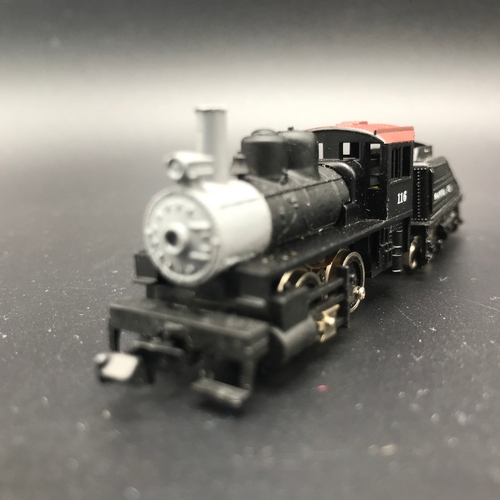 243 - Two Bachmann 'N gauge' American Steam Locomotives, Tested Runners, Bachmann 54752 Shifter & Tender S... 