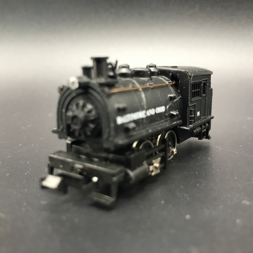 244 - Two 'N gauge' Steam Locomotives, Tested Runners, Bachmann 52662 Dockside 0-4-0 Switcher Baltimore & ... 