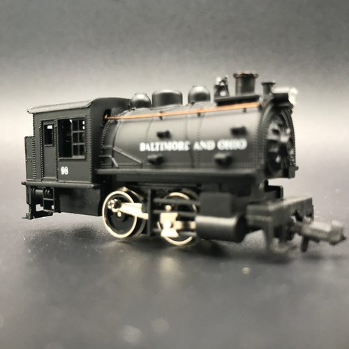 245 - Two 'N gauge' Steam Locomotives, Tested Runners, Bachmann 52662 Dockside 0-4-0 Switcher Baltimore & ... 