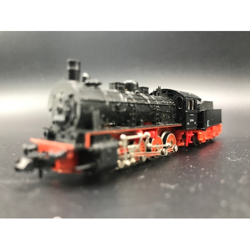 245 - Two 'N gauge' Steam Locomotives, Tested Runners, Bachmann 52662 Dockside 0-4-0 Switcher Baltimore & ... 