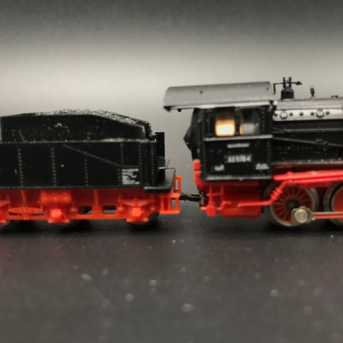 245 - Two 'N gauge' Steam Locomotives, Tested Runners, Bachmann 52662 Dockside 0-4-0 Switcher Baltimore & ... 