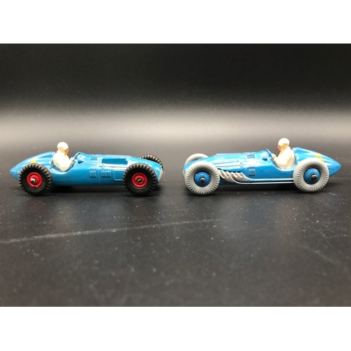 514 - Two Dinky Talbot Lago Racing Cars, Dinky 230 with Red Hubs Black Tyres, other Dinky 23K with Blue Hu... 